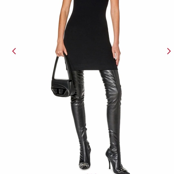 Diesel White Crossbody Bag with Silver Accents - Picture 10 of 11